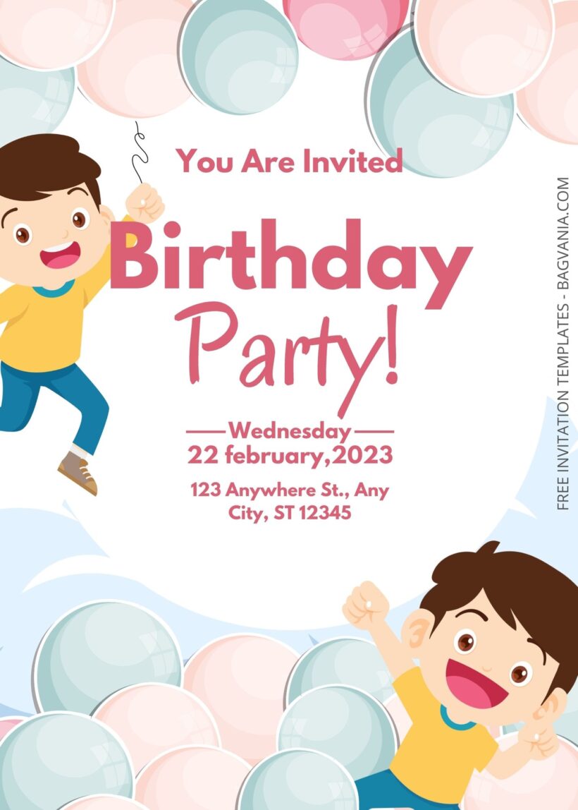8+ Happy Boy Birthday Invitation Templates Title