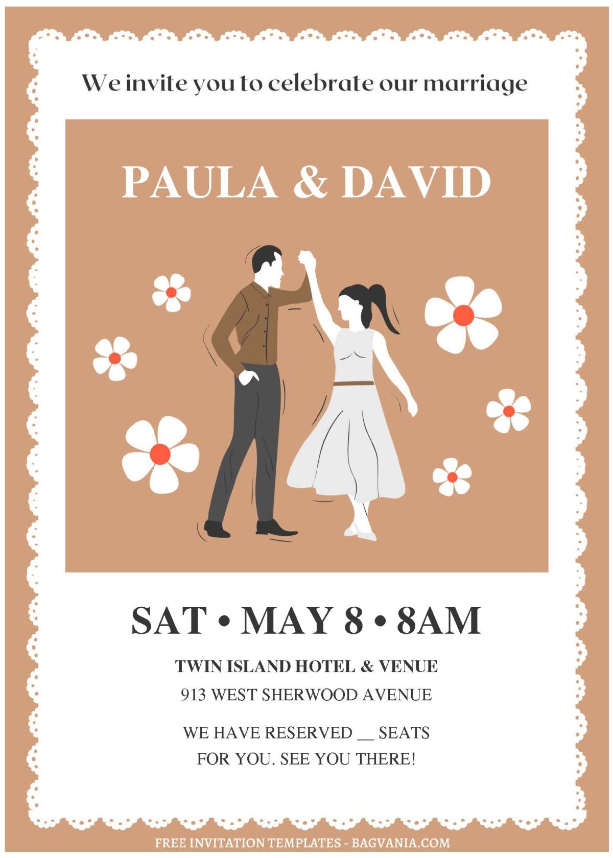 (Free Editable PDF) Creative And Quirky Wedding Invitation Templates A
