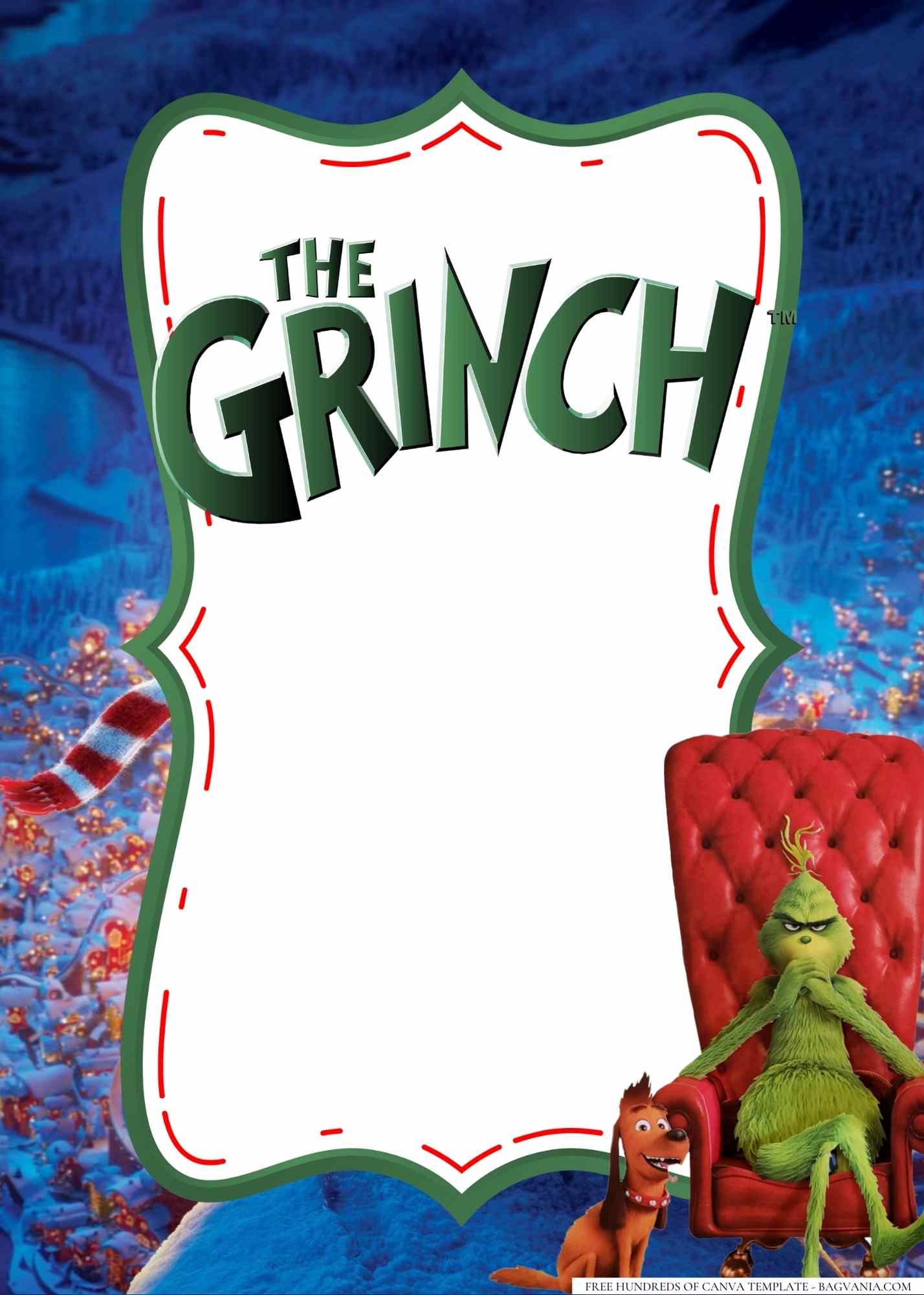 18+ Grinch Birthday Invitation Templates | Bagvania