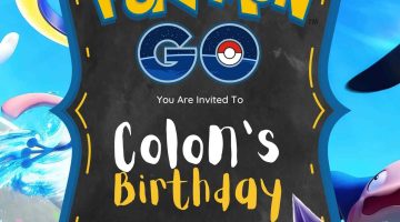 FREE Editable Pokemon Birthday Invitation