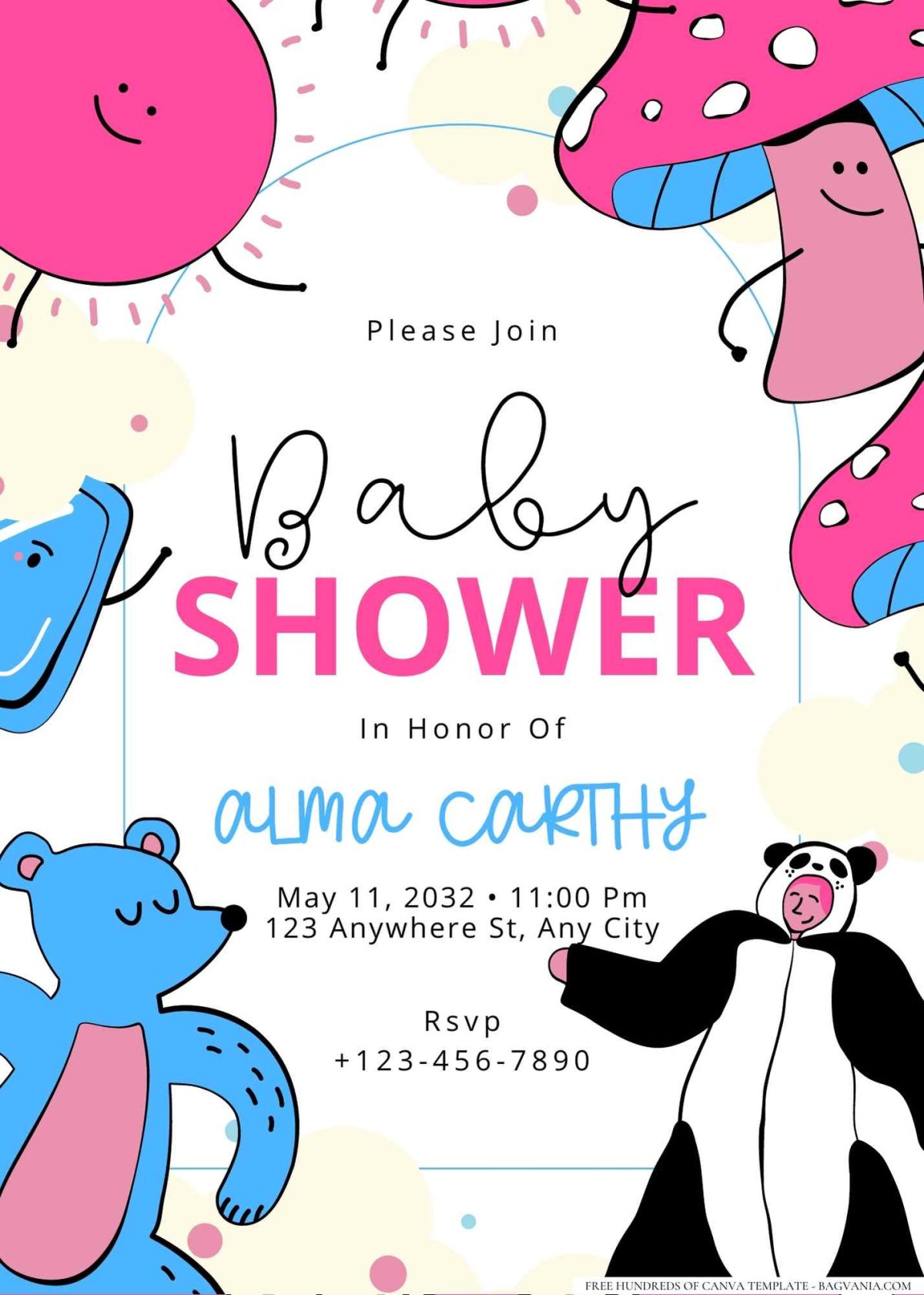 FREE Editable Bundle of Joy Onesie Baby Shower Invitation
