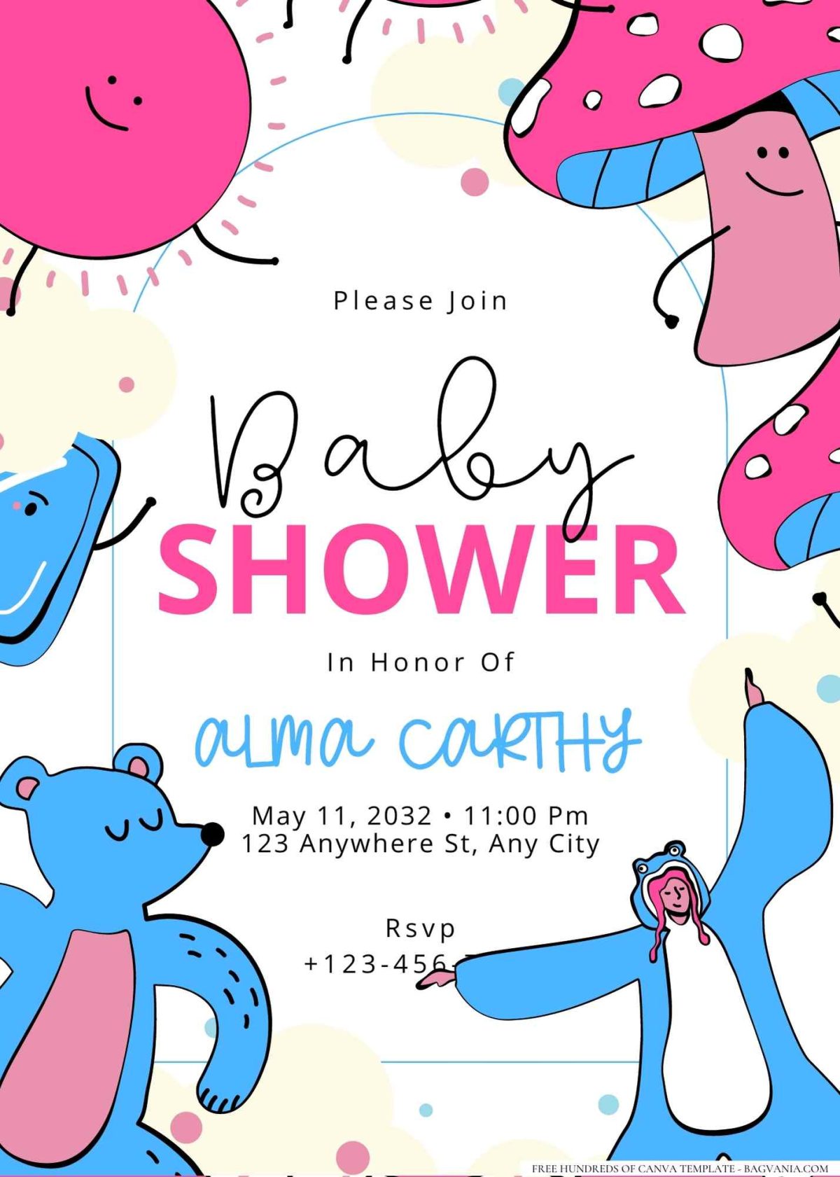 FREE Editable Bundle of Joy Onesie Baby Shower Invitation