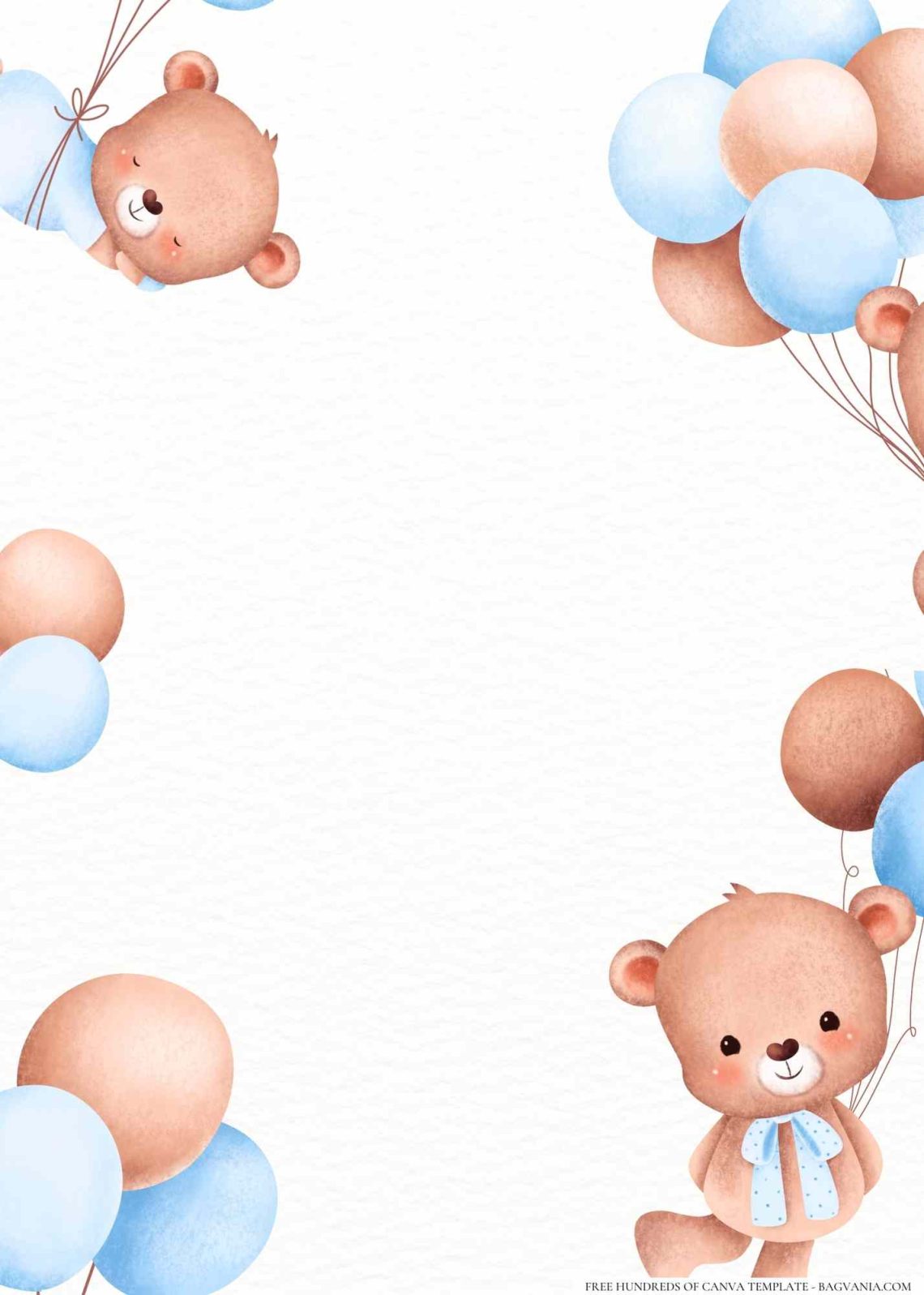 16+ Baby Bear Forest Baby Shower Invitation Templates | FREE Printable ...