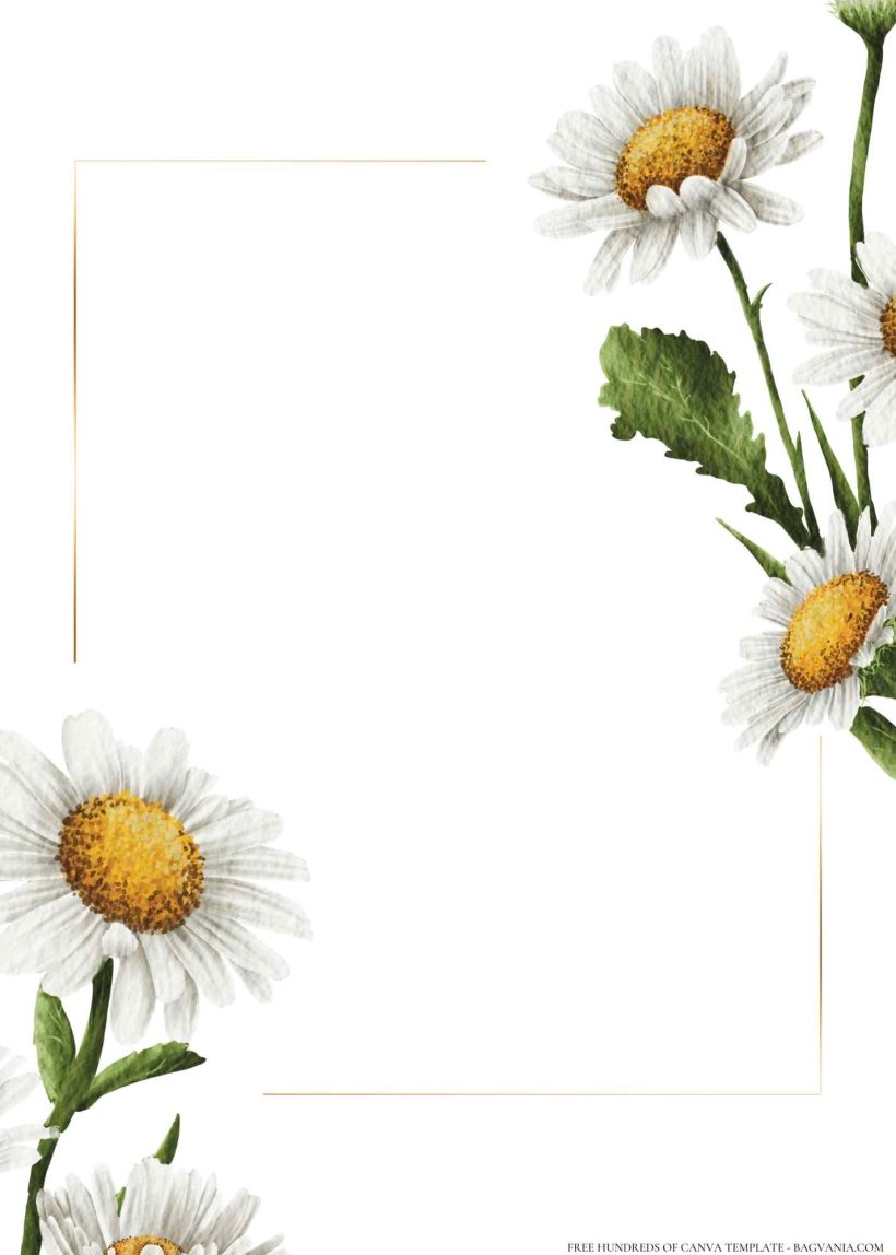 16+ Whimsical Daisy Wedding Invitation Templates