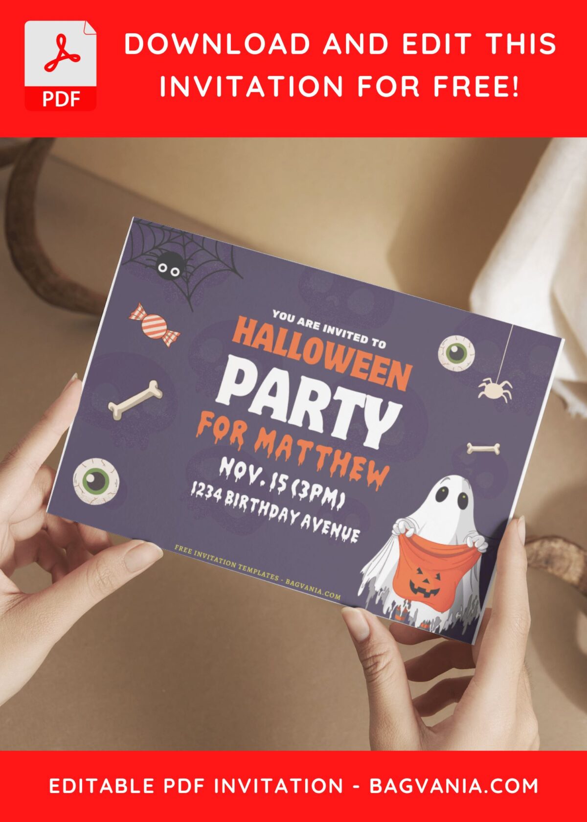 (Free Editable PDF) Party Like Mummy Birthday Invitation Templates E