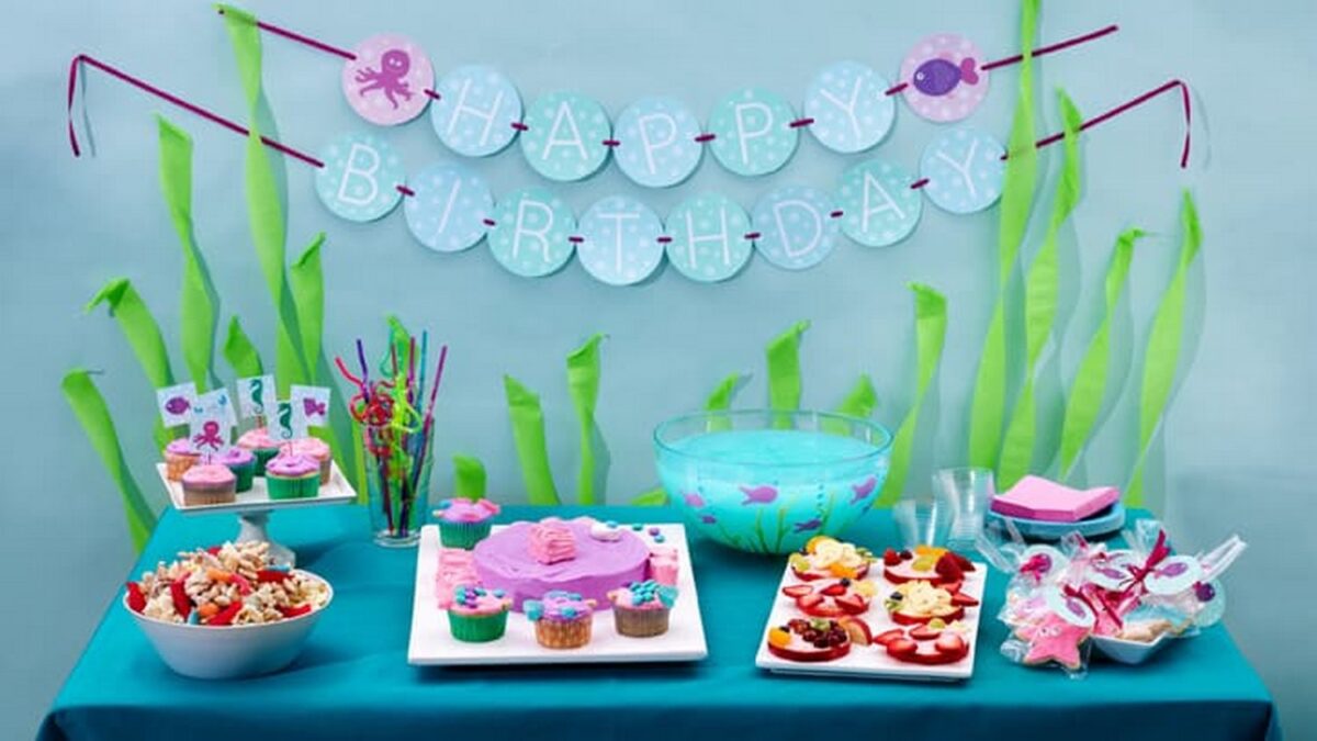 Under the sea birthday party