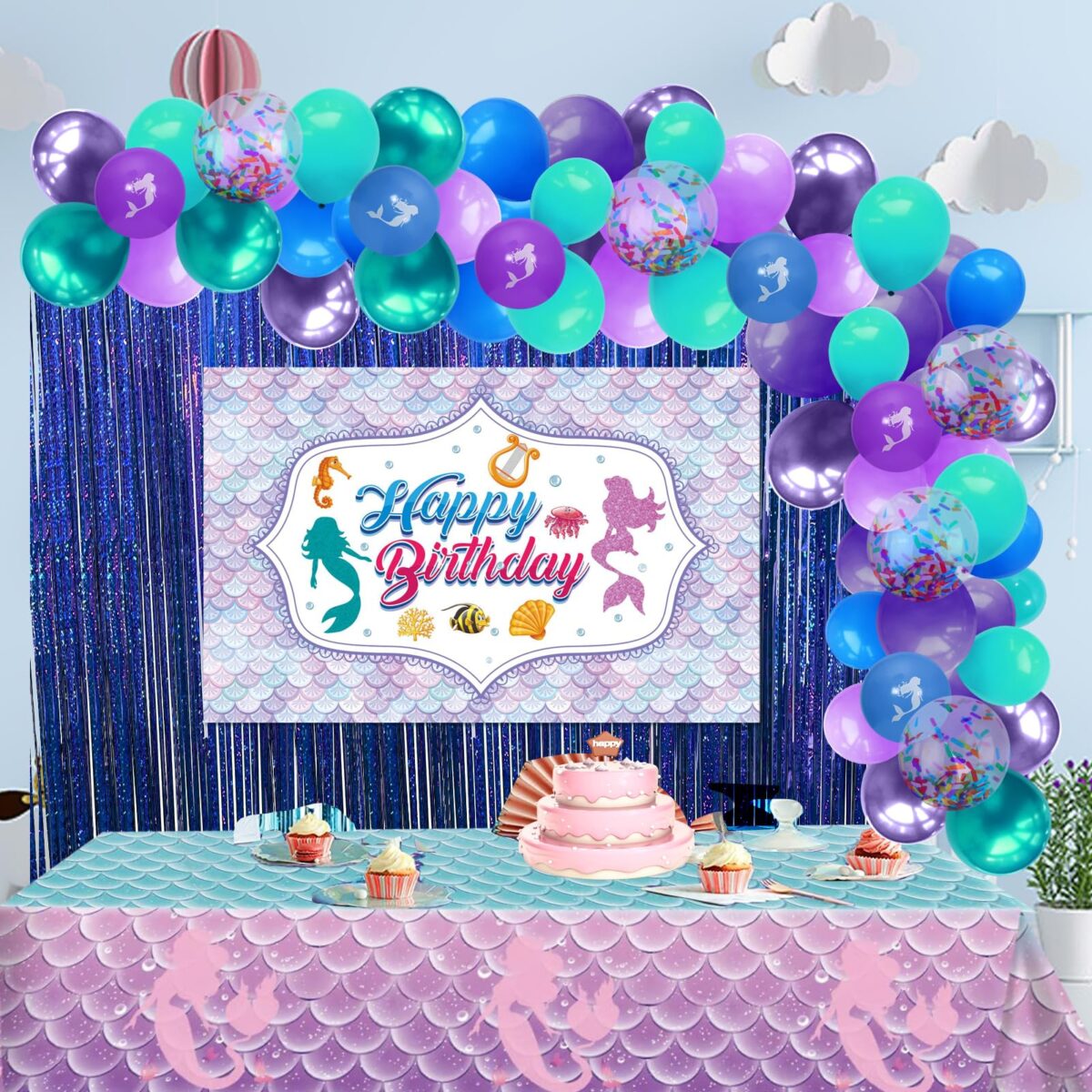 Ariel the Little Mermaid Birthday Party Decor