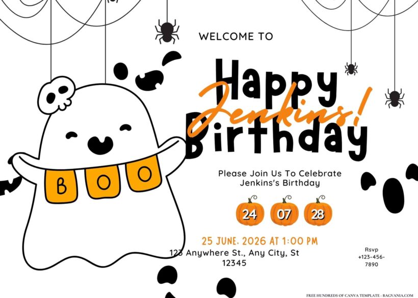 Pumpkin Birthday Invitations | FREE Printable Birthday Invitation ...