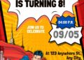 FREE Superhero Training Academy Birthday Invitation Templates