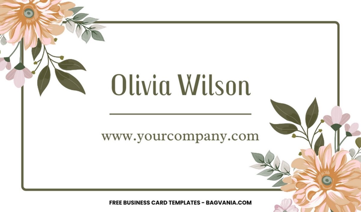 10+ Rose Flairs Canva Business Card Templates E