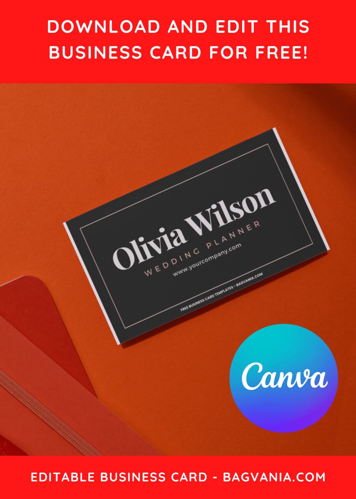 10+ Floral Canva Business Card Templates For Wedding Planner D
