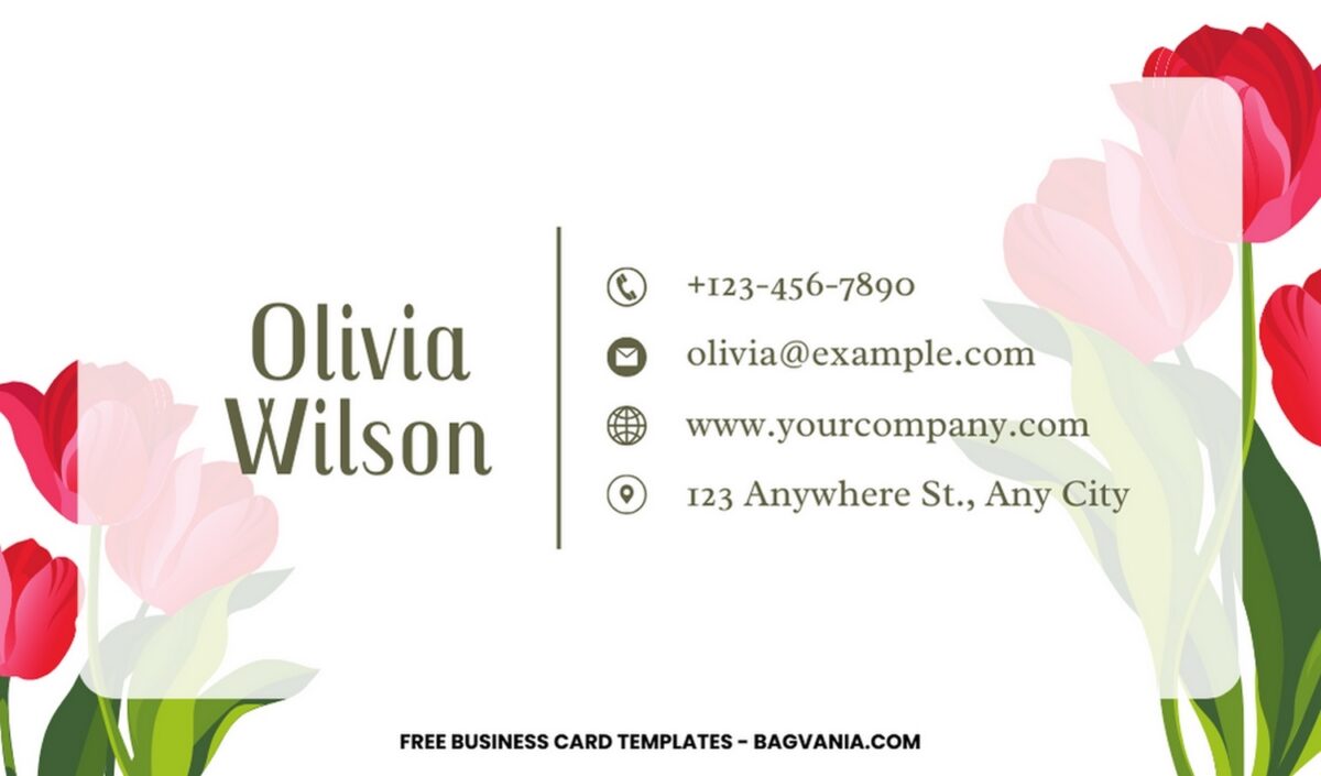 10+ Rose Flairs Canva Business Card Templates B