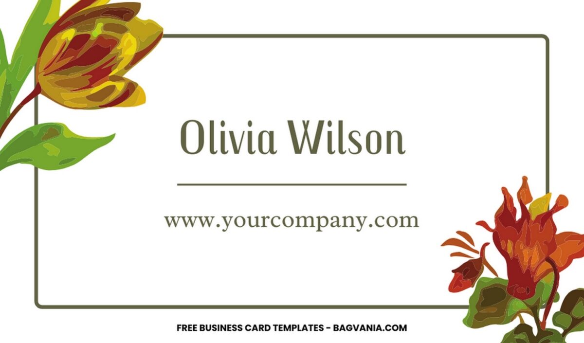 10+ Rose Flairs Canva Business Card Templates C