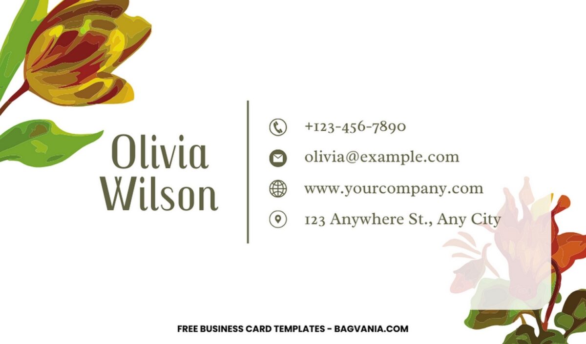 10+ Rose Flairs Canva Business Card Templates D