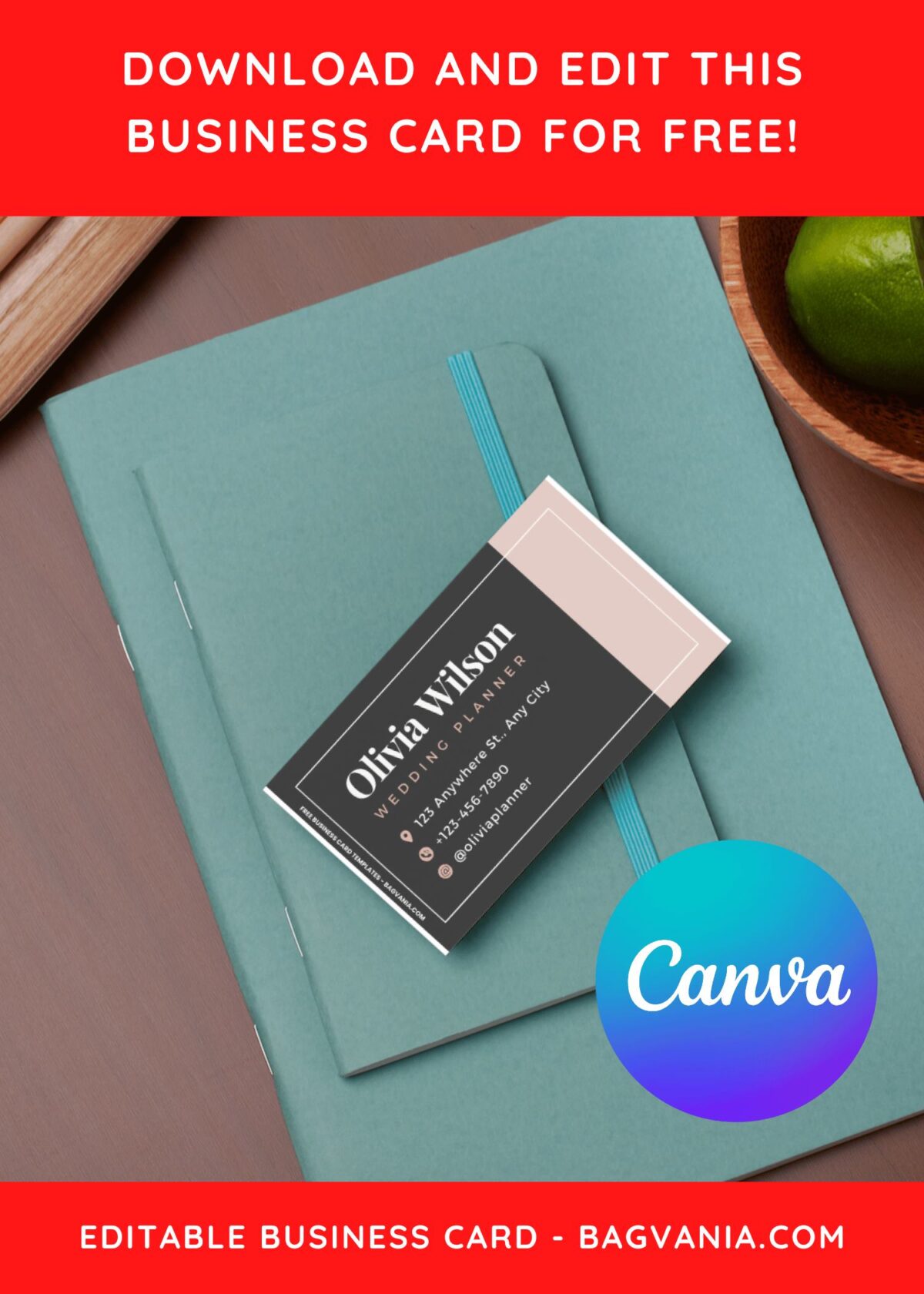 10+ Floral Canva Business Card Templates For Wedding Planner E