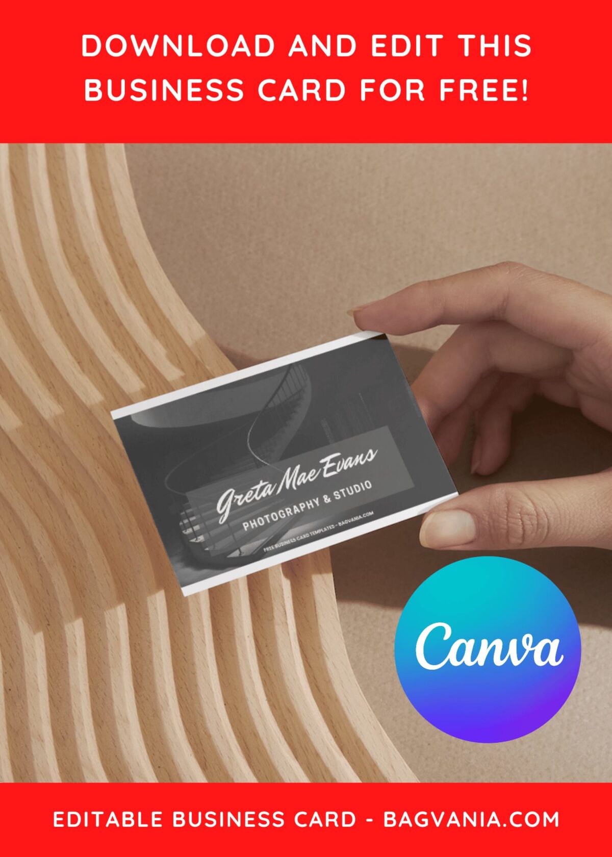 10+ Monochrome Photography Canva Business Card Templates 