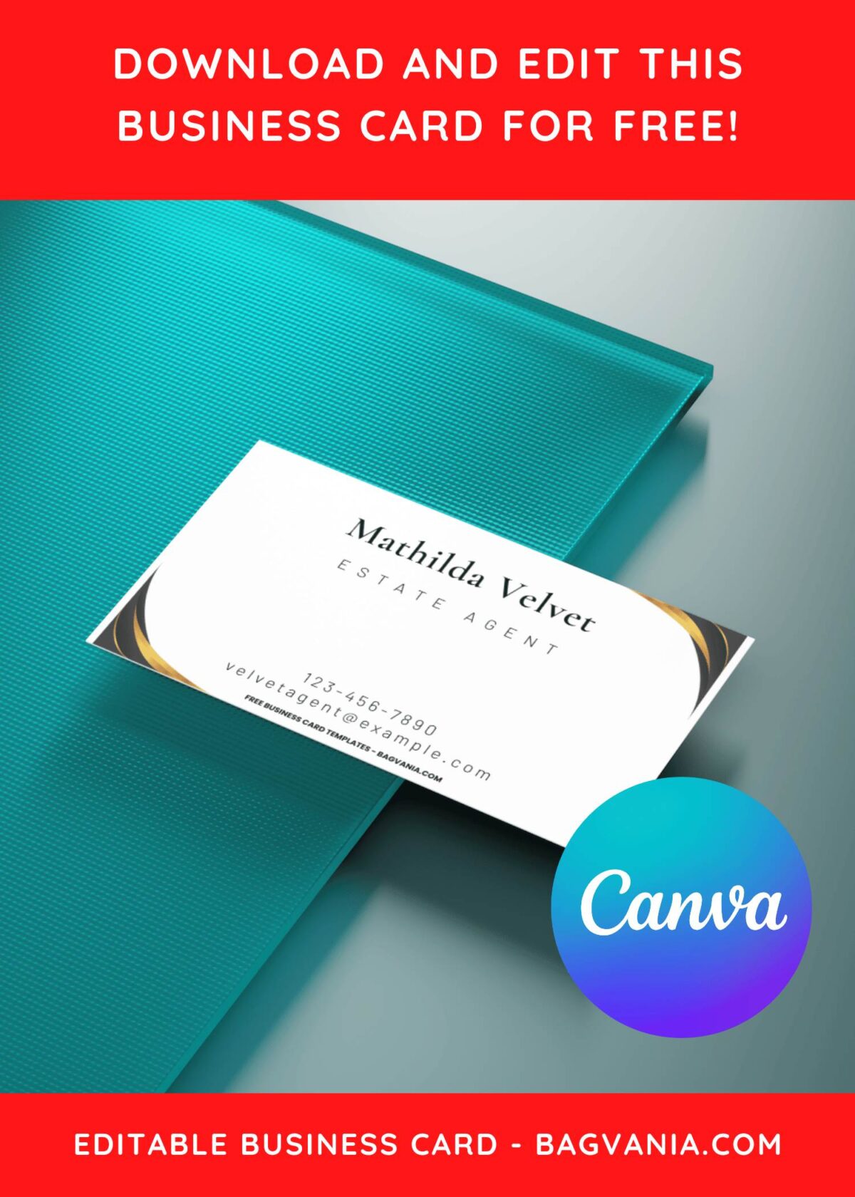 10+ Professional Canva Business Card Templates D