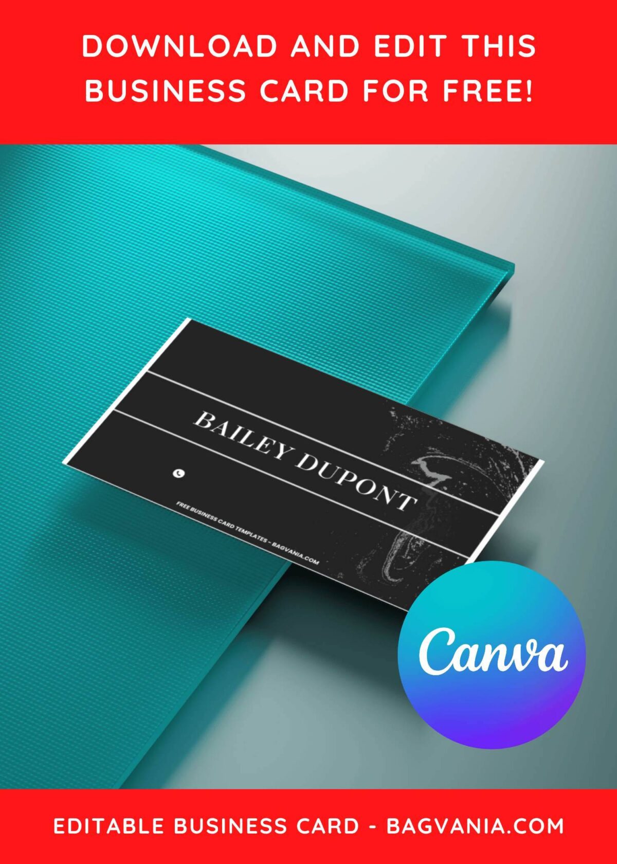 10+ Luxury Black & Silky White Marble Canva Business Card Templates E