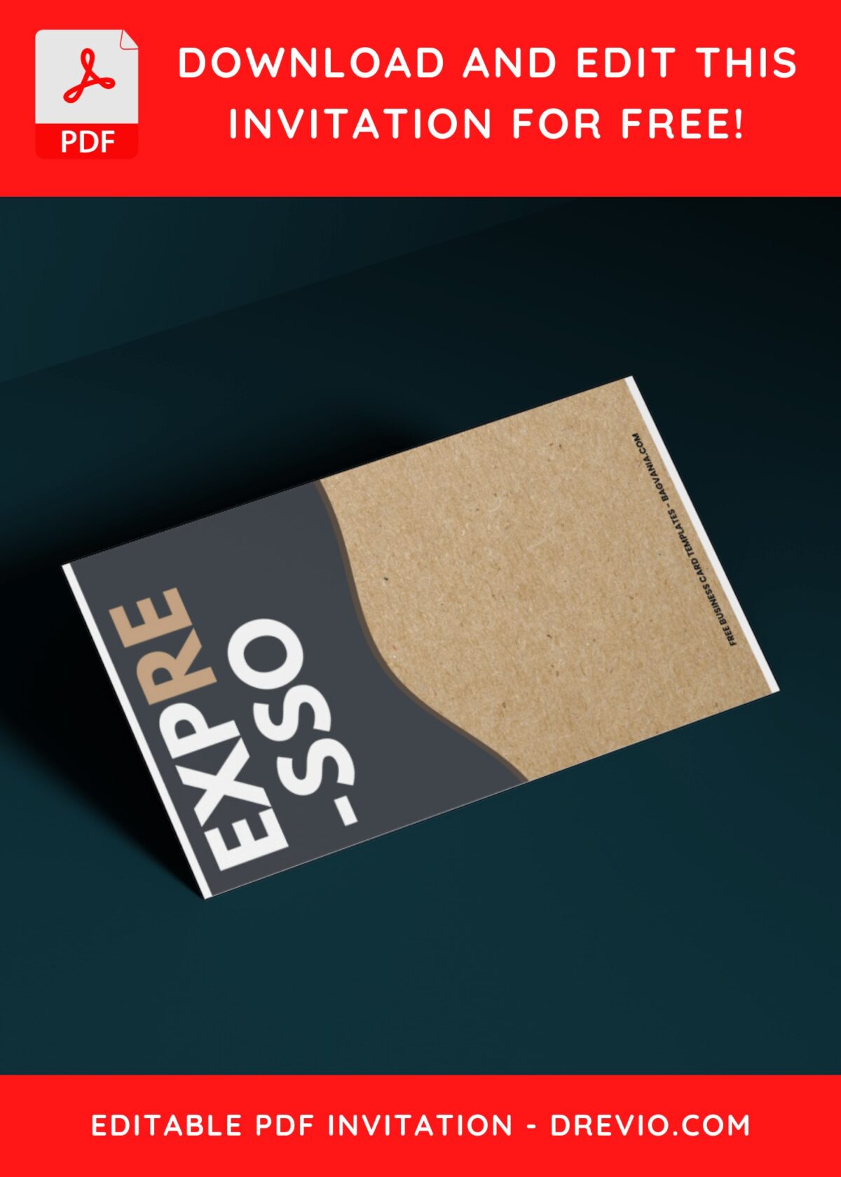 10+ Modern Rustic Cardboard Style Canva Business Card Templates I