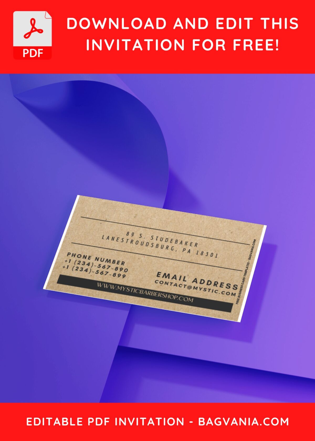 10+ Stylish And Bold Cardboard Style Canva Business Card Templates F