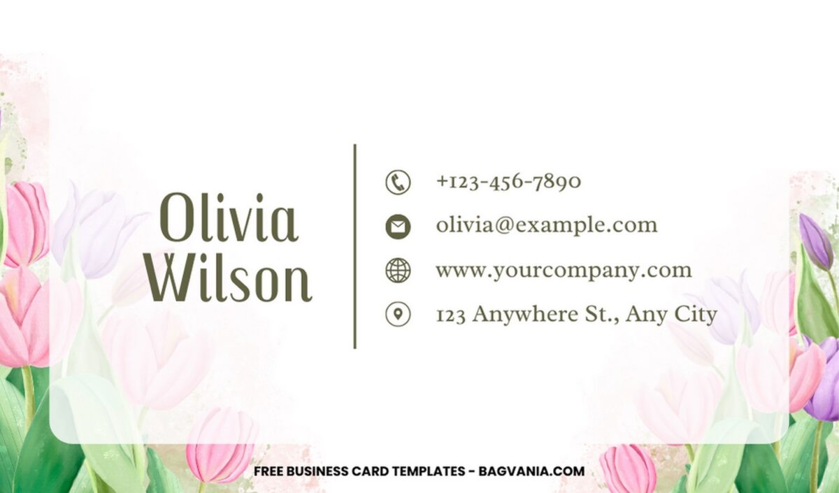 10+ Rose Flairs Canva Business Card Templates J