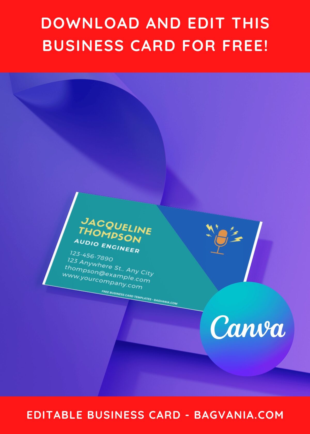 10+ Two-tone Pastel Canva Business Card Templates I