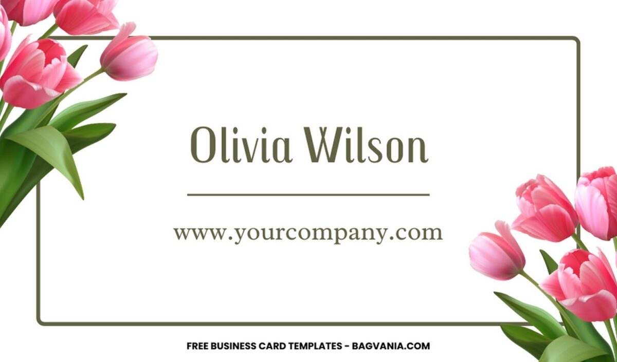 10+ Rose Flairs Canva Business Card Templates K