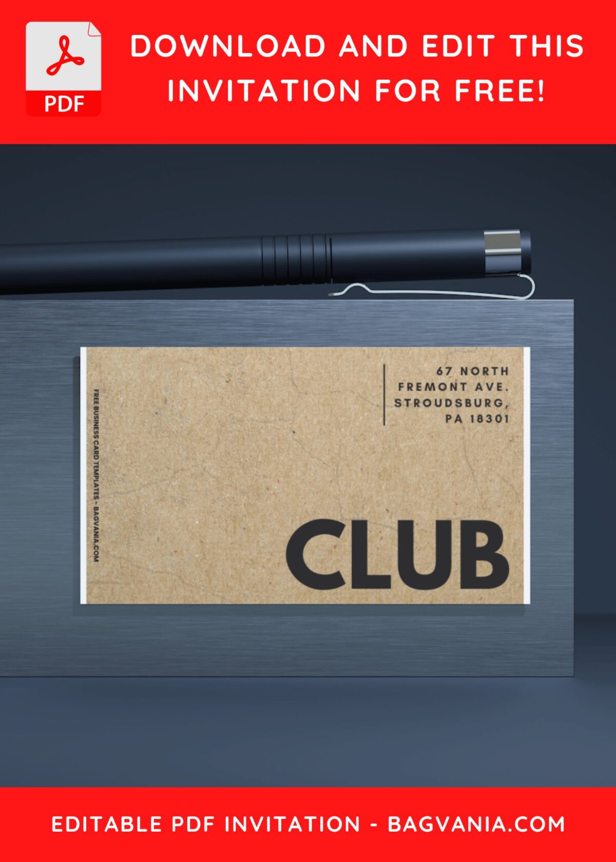 10+ Modern Rustic Cardboard Style Canva Business Card Templates B