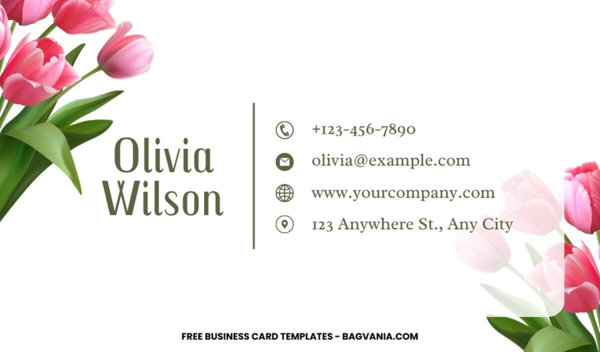 10+ Rose Flairs Canva Business Card Templates L