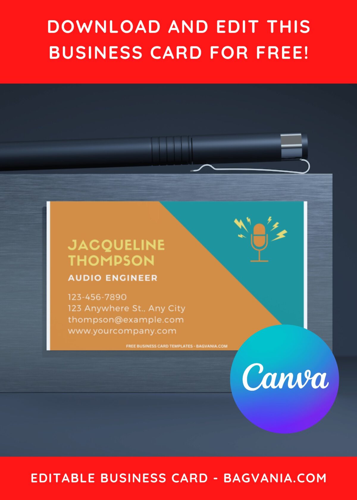 10+ Two-tone Pastel Canva Business Card Templates A