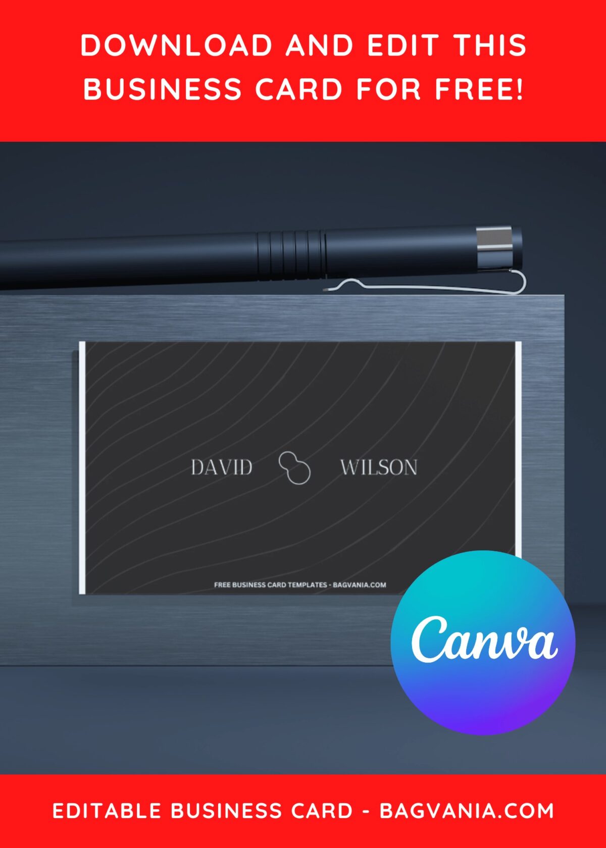 10+ Edgy Canva Business Card Templates H