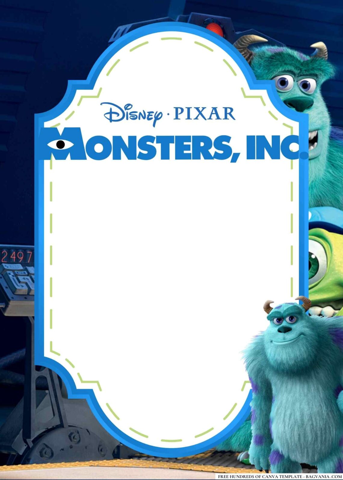 16+ Monsters, Inc. Baby Shower Invitation Templates | Bagvania