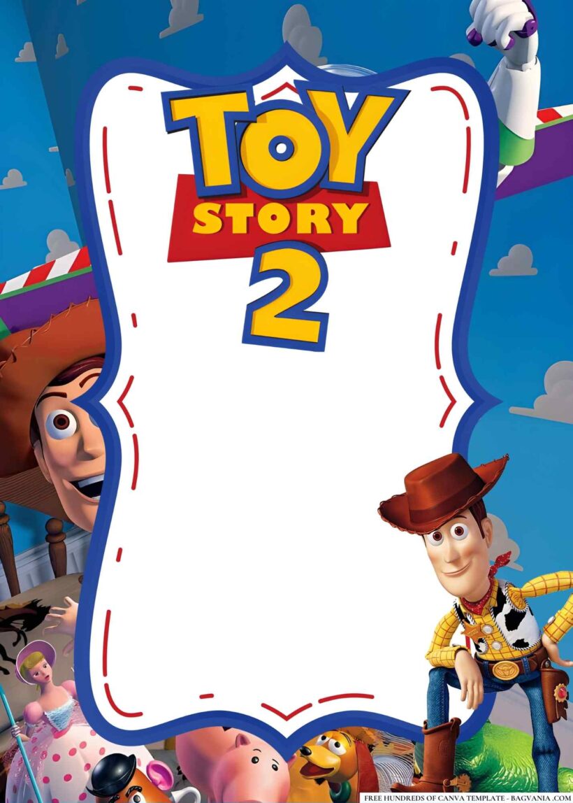 16+ Toy Story 2 Baby Shower Invitation Templates | Bagvania