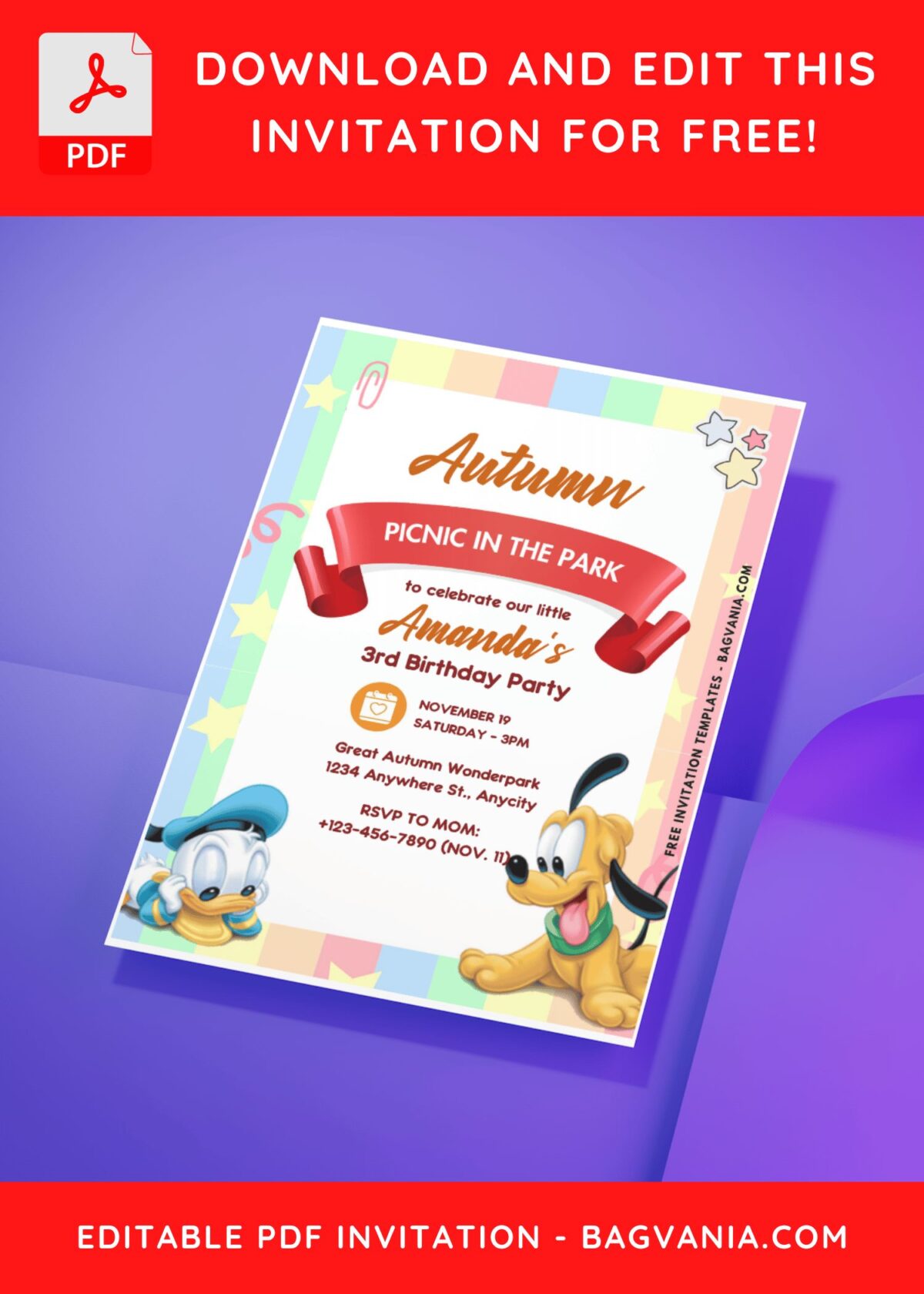 Mickey Mouse Invitation Templates: Bringing Disney Magic To Your Party! H