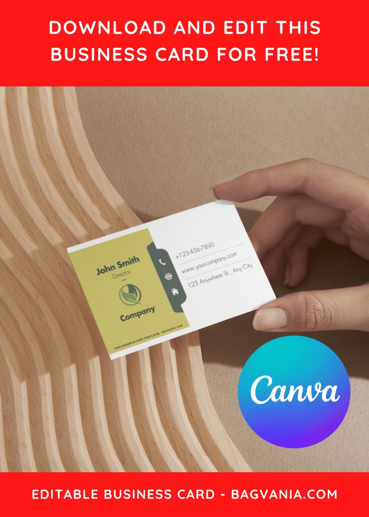 10+ Standout Classy Green Canva Business Card Templates II