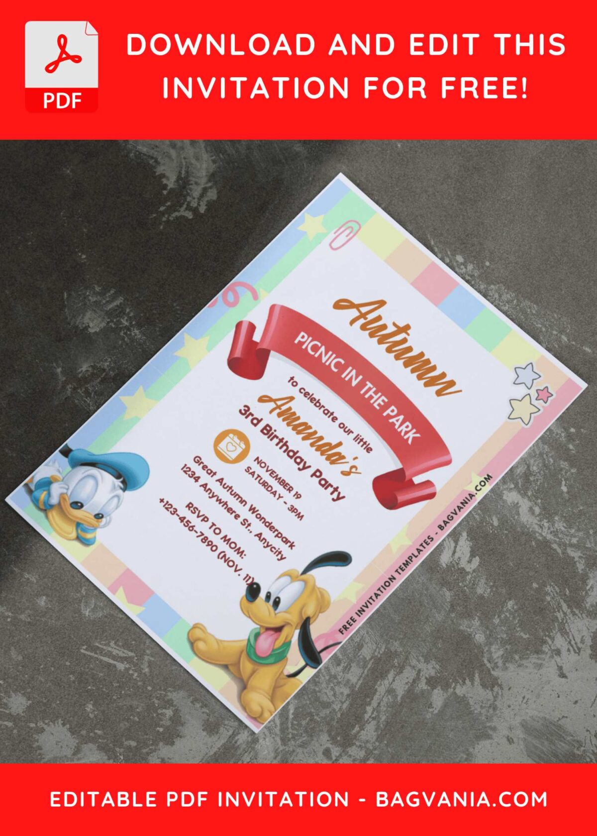 Mickey Mouse Invitation Templates: Bringing Disney Magic To Your Party! I