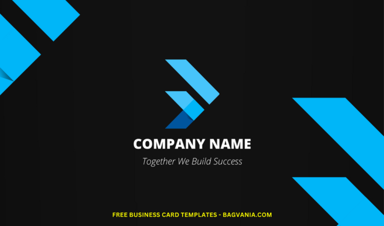 10+ Modern Blue Accent & Asymmetric Style Canva Business Card Templates ...