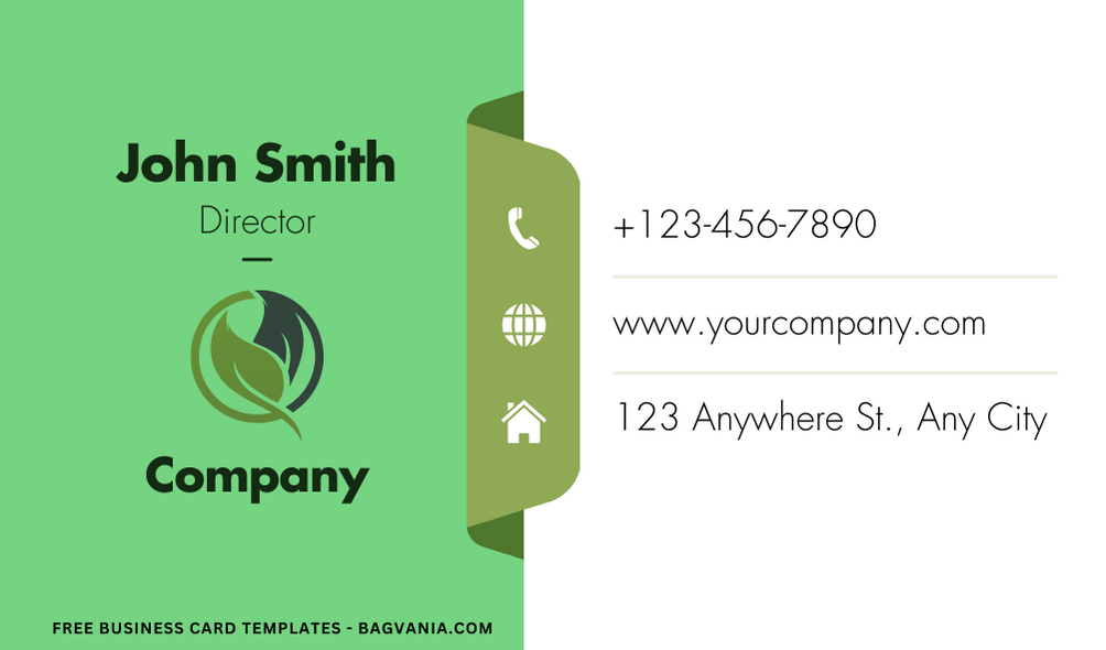 10+ Standout Classy Green Canva Business Card Templates G