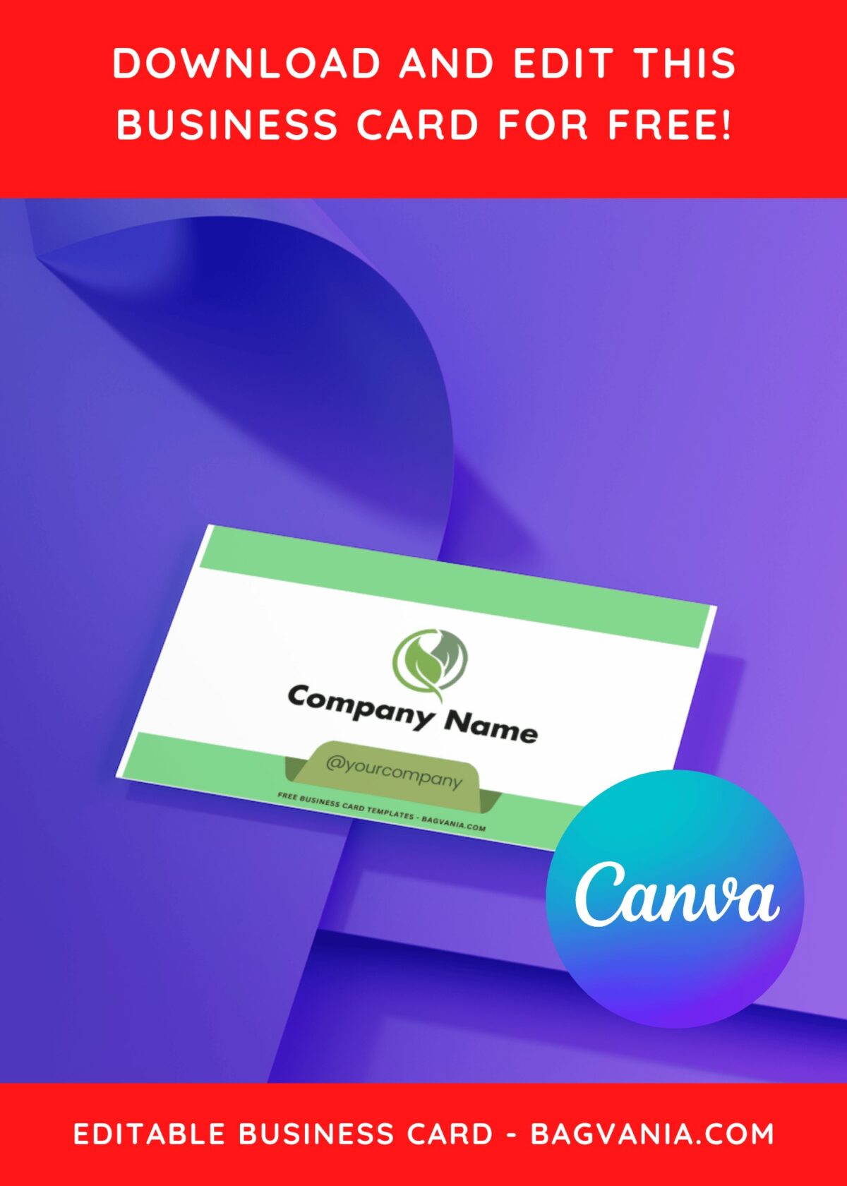 10+ Standout Classy Green Canva Business Card Templates BB