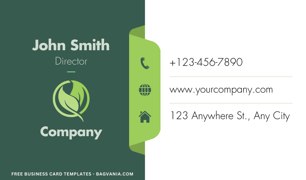 10+ Standout Classy Green Canva Business Card Templates I