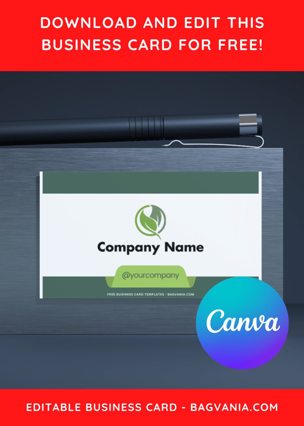 10+ Standout Classy Green Canva Business Card Templates DD