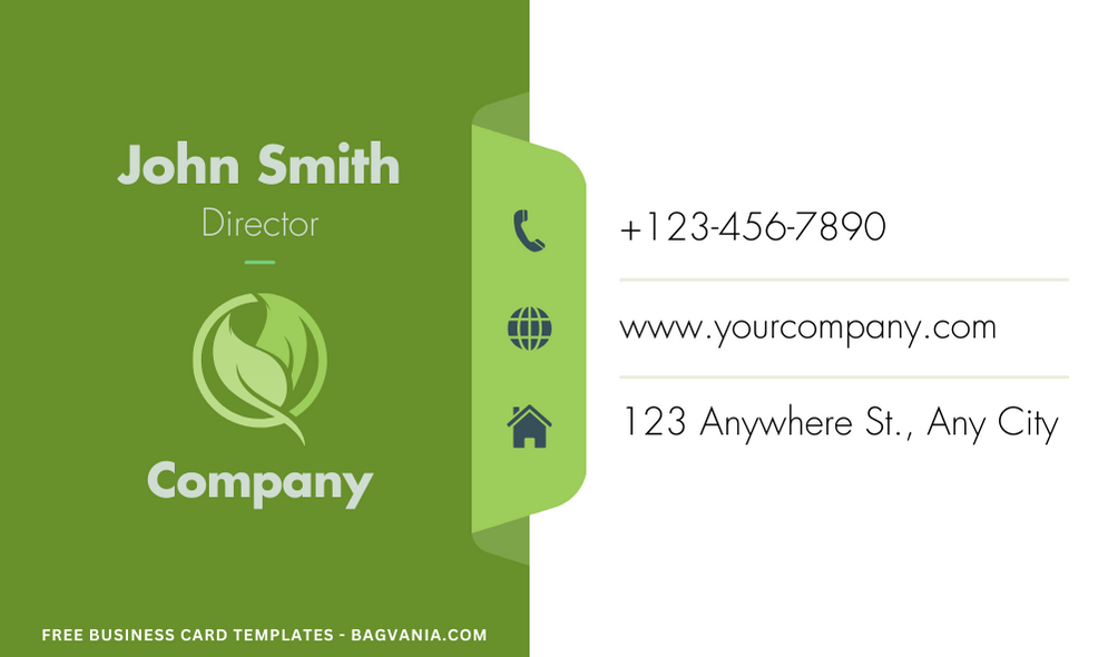 10+ Standout Classy Green Canva Business Card Templates A