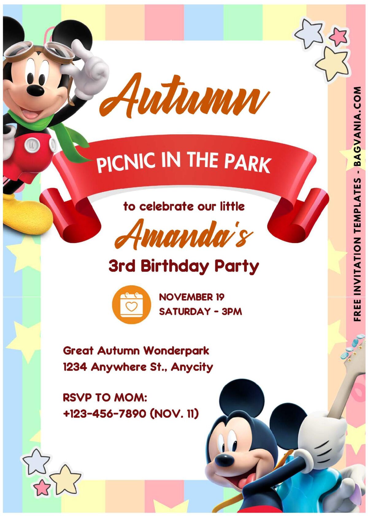 Mickey Mouse Invitation Templates: Bringing Disney Magic To Your Party! E