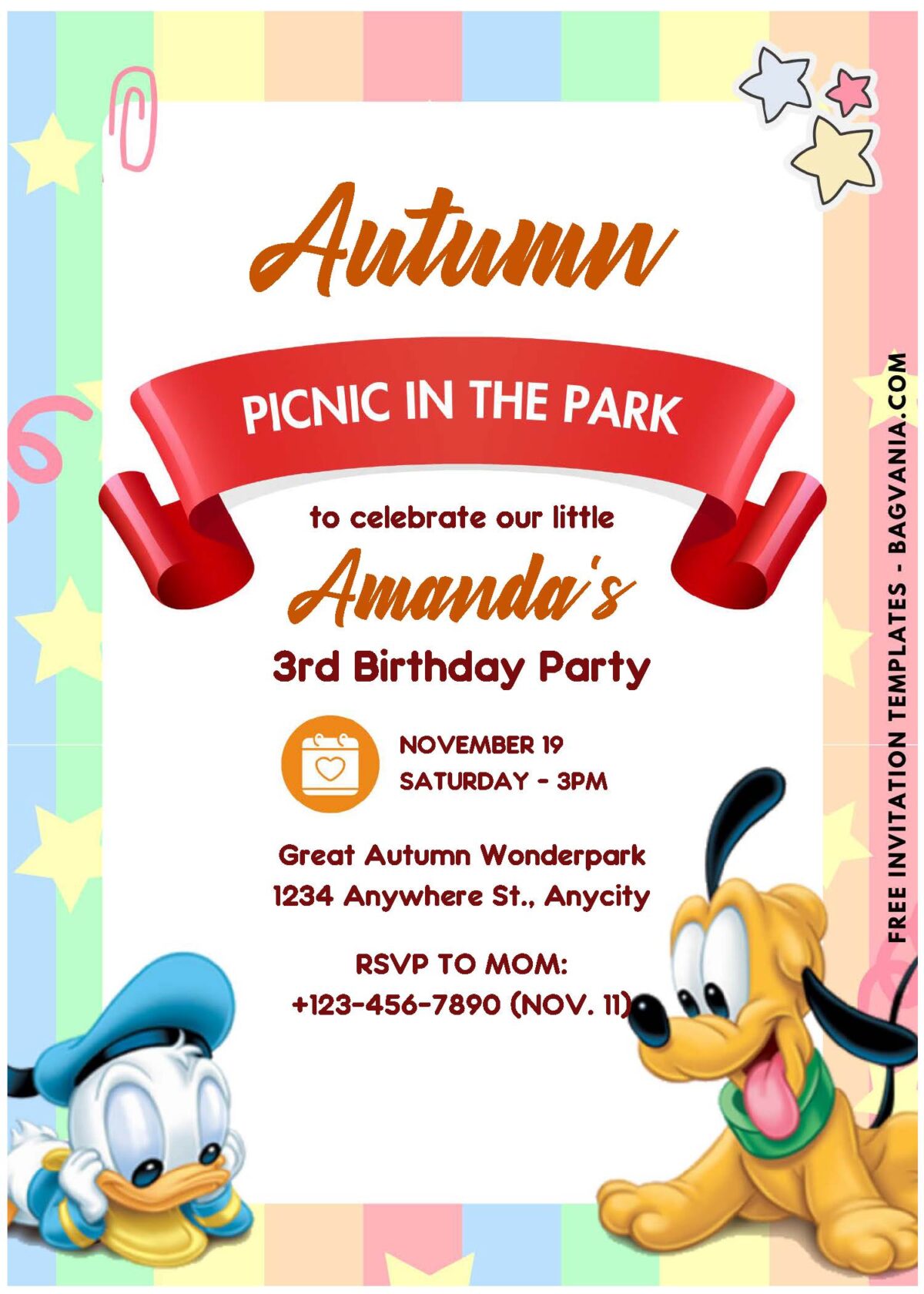 Mickey Mouse Invitation Templates: Bringing Disney Magic To Your Party! F