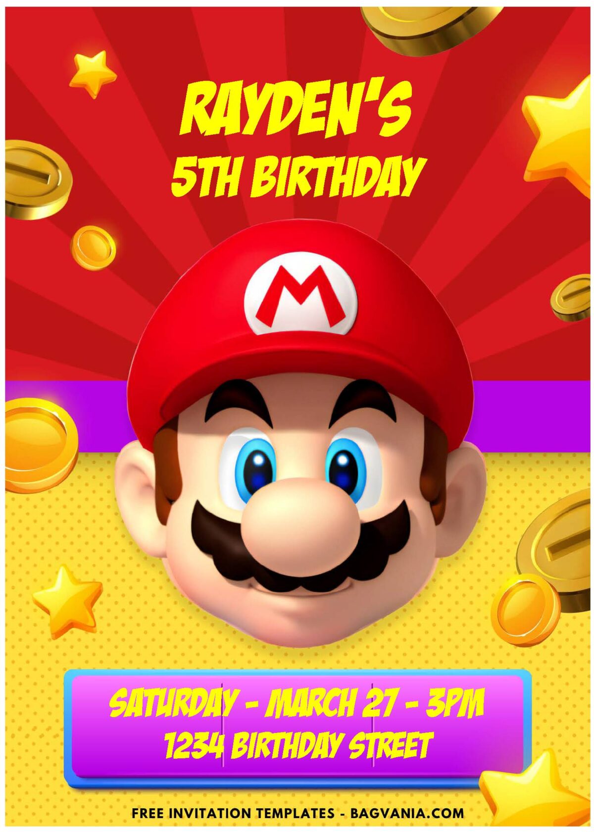 Creating Adorable Super Mario Invitations: DIY Templates Tips J