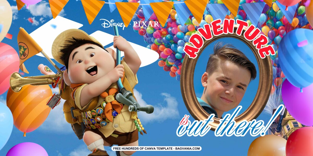 FREE Disney Up Birthday Banner