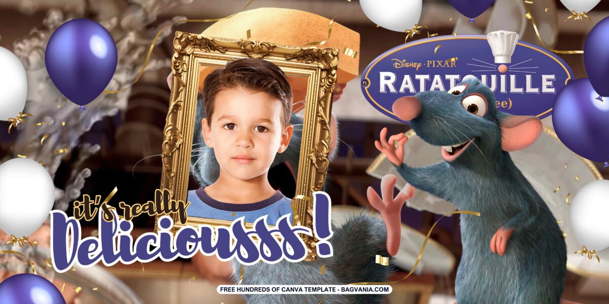 FREE Ratatouille Birthday Banner