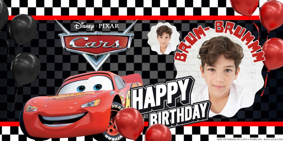 Disney Cars Birthday Banner