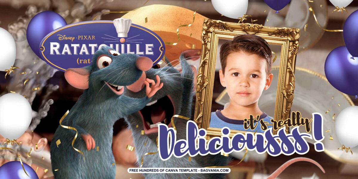 FREE Ratatouille Birthday Banner
