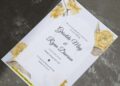 (Easily Edit PDF Invitation) Classy Botanical Garden Wedding Invitation